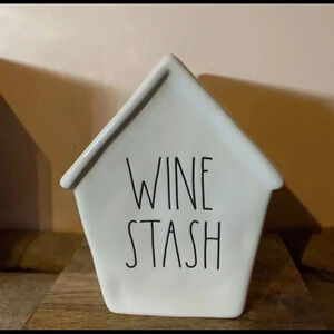 Rae Dunn WINE STASH Ceramic Bank